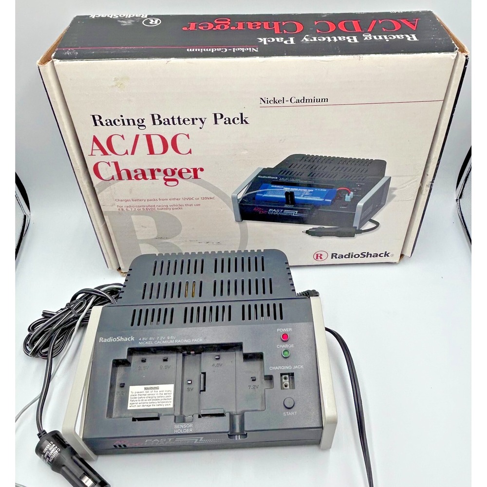 Radio Shack Racing Battery Pack AC/DC Charger 23-411 Nickel Cadmium New Open Box